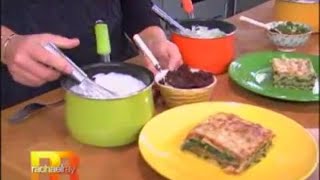 More from rachael ray: http://bit.ly/2dyuec9 white spinach lasagna for
follow the hashtag #rachaelrayshow