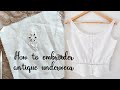 How To Do French Eyelet Embroidery - Historical Needlework