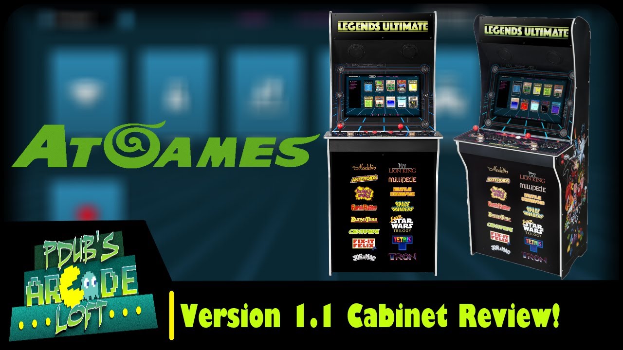 AtGames Legends Ultimate Arcade Version 1.1 Review! YouTube