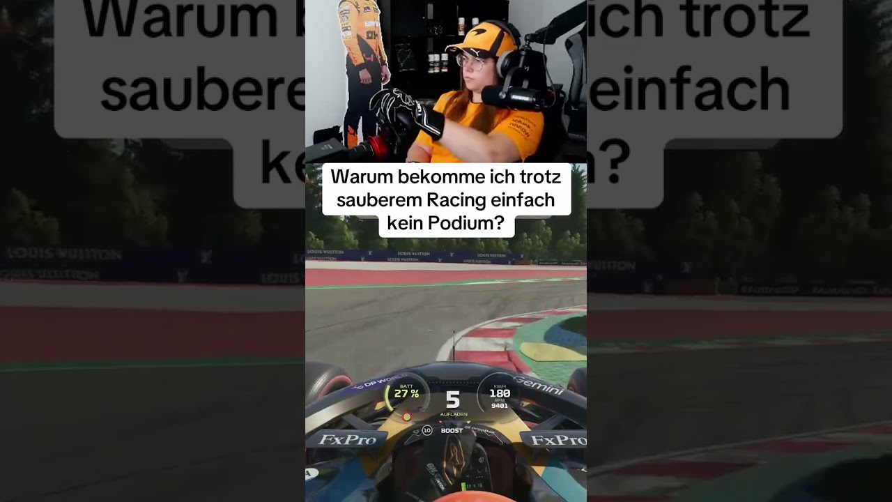 Warum ist das so? #gamergirl #formula1 #simracing #mclaren #racing #gaming #help #simagic #esports