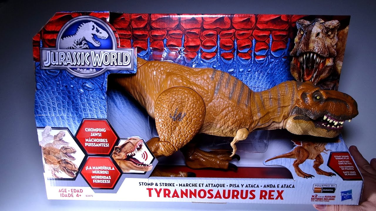 Comprar Jurassic World T Rex pisa e ataca de Mattel