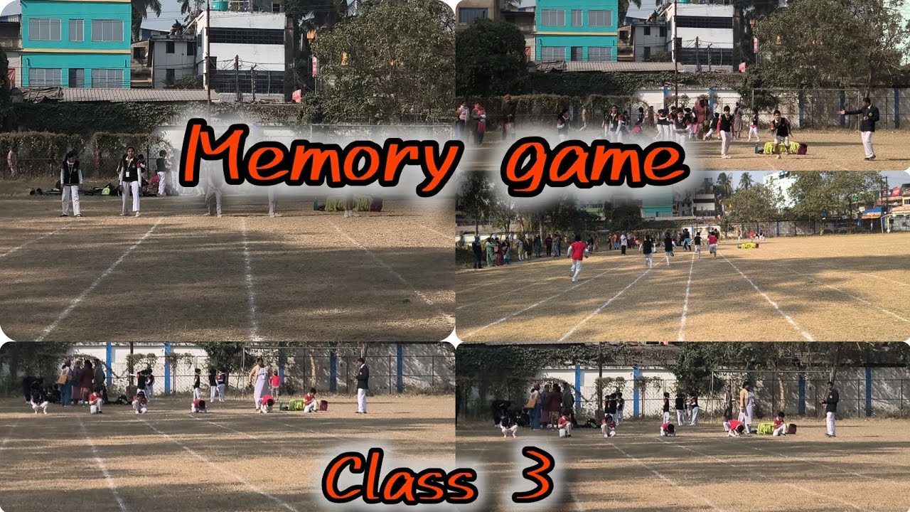 Memory game: Class -3: annual sports 