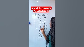 Add ten consecutive numbers in 2 seconds without a calculator. #mathshorts #mathstrick #vedicmaths