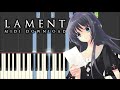 Emotional Piano Music Lament Synthesia Tutorial