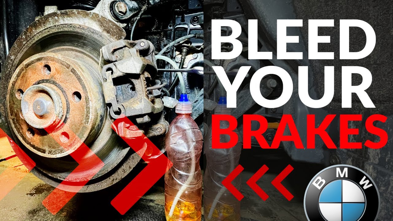 How to bleed BMW brakes by yourself - YouTube