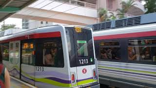 輕鐵第五期列車1135+1213@ 751駛離天慈站二台