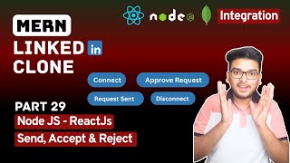 Send/Accept/Disconnect Friend Request - Integration | Part 29 MERN LinkedIn Clone Full Stack
