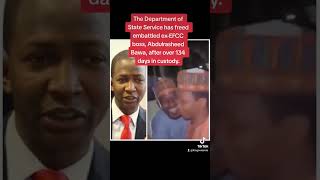 Information DSS has freed embattled ex-EFCC boss, Abdulrasheed Bawa, after over 134 days in custody Update