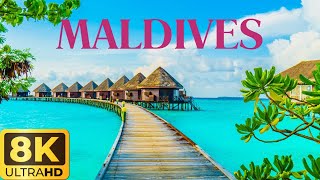 MALDIVES IN 8K ULTRA HD - EPIC VIRTUAL TOUR ️ | SLEEP MUSIC | SCREEN SAVER | E-33