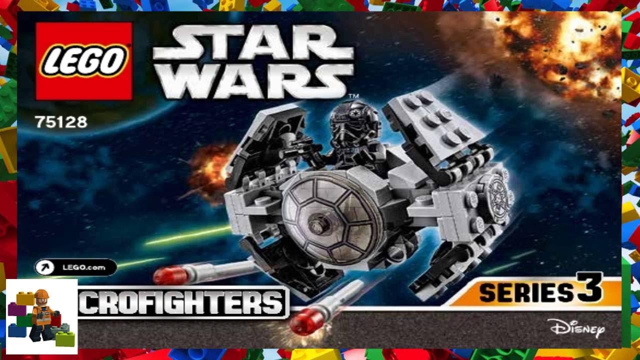 LEGO instructions - Star Wars - 75128 - TIE Advanced Prototype - YouTube