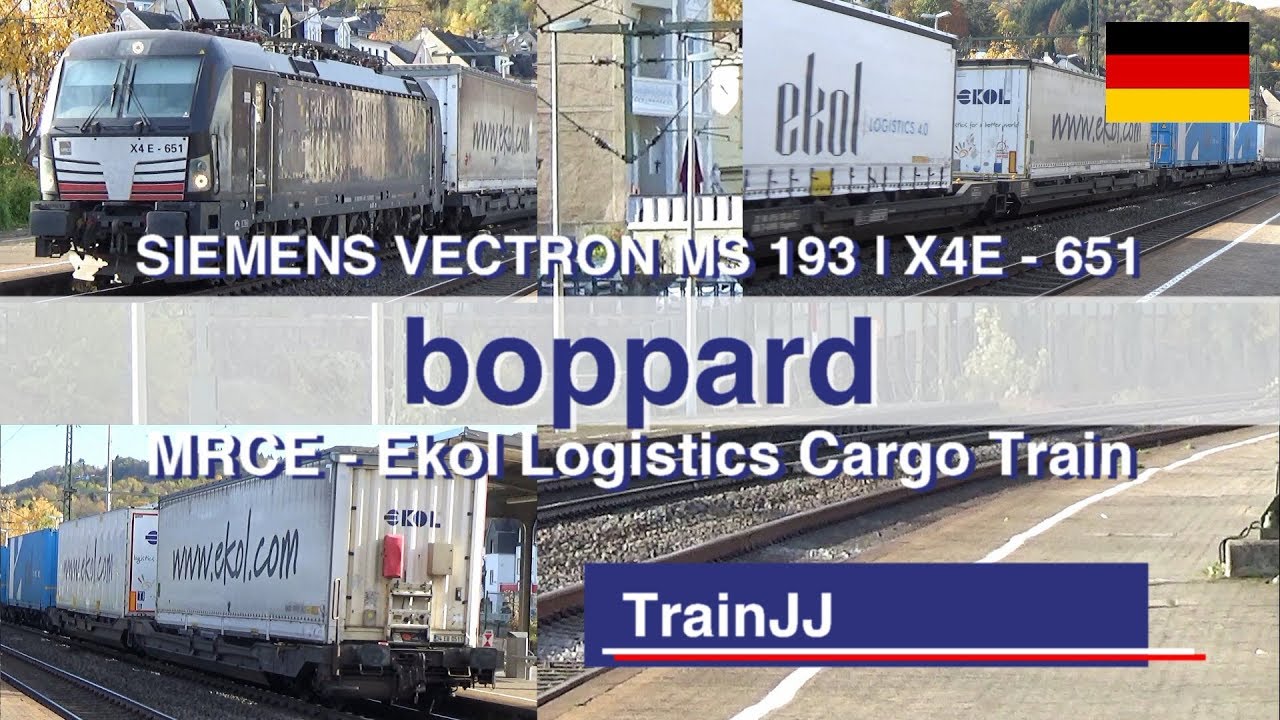 Siemens Vectron BR 193 MRCE X4 E 651 | Boppard Germany | Mitsui Rail Capital Europe | Ekol Logistics