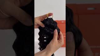Unboxing Flady deep wave crochet human hair with me💋What U see is what u get#fladyhair #crochethair
