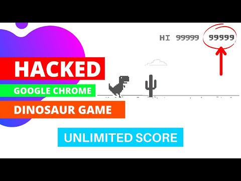 How to Hack The Dinosaur Game on Google Chrome for Unlimited Score..!