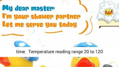 XY WQ Floating Pool Thermometer Duck, Easy Read Large Size with String, Shatter Resistant, for Outdo