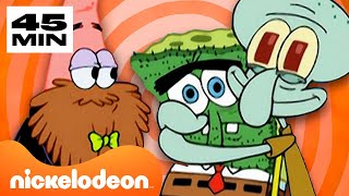 سبونج بوب | 45 دقيقة من تصرفات شخصيات سبونج بوب الغريبة | Nickelodeon Arabia