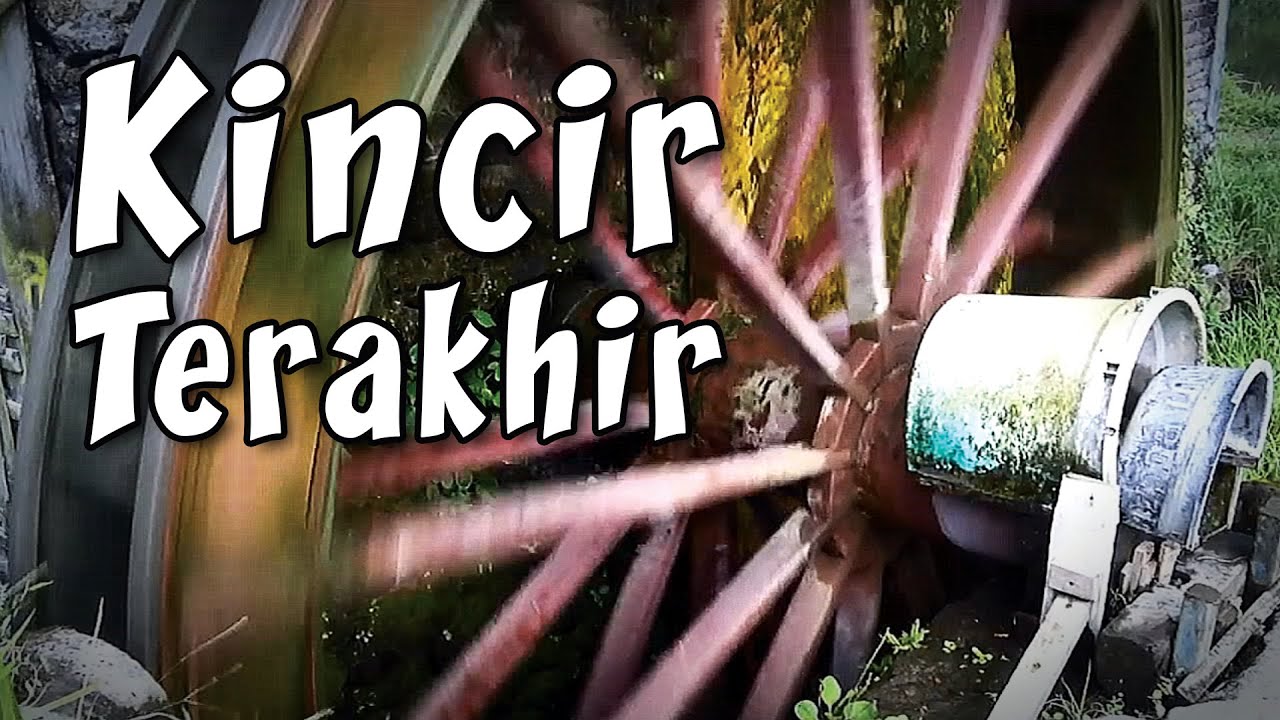 Kincir Air, Penumbuk Padi Tradisional, Minang.