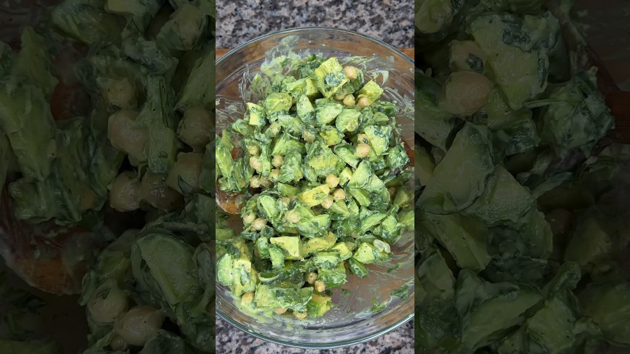 Easy Avocado Cucumber Salad Recipe 🥗