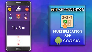 Create a Multiplication Tables App || MIT App Inventor || Math Blocks in App Inventor 2 screenshot 1