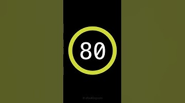 80 seconds Countdown Timer with Alarm #hd #new