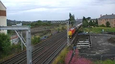 DB Schenker 37670 and 37401 on The Northern Belle FEAUTRING 37670 IN NEW DB RED LIVERY! 26/7/09