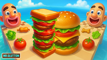 Sandwich Runner VS Burger Master 🍔 ASMR Satisfying Gameplay Walkthrough All  Levels 