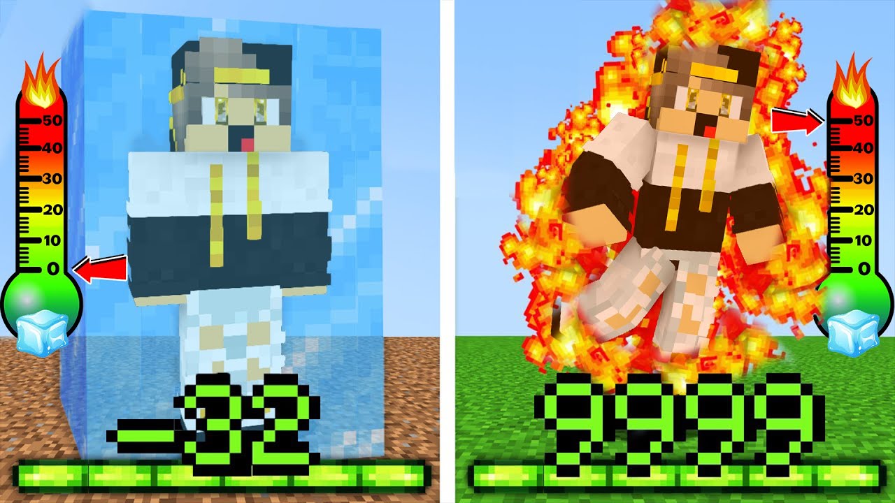 ماين كرافت بس الحرارة تتحكم في كل شيء !😱