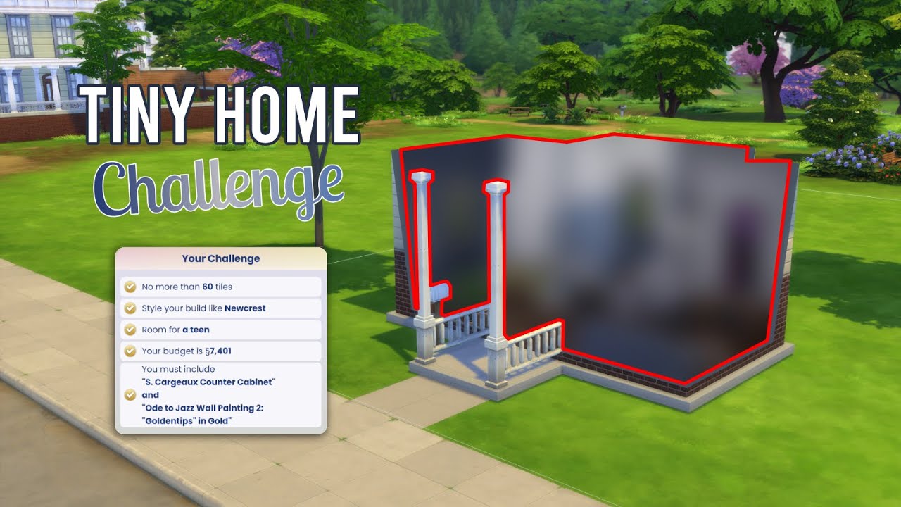 I'm Trying the Tiny Home Challenge in the Sims 4 and it Didn't Go Well ...