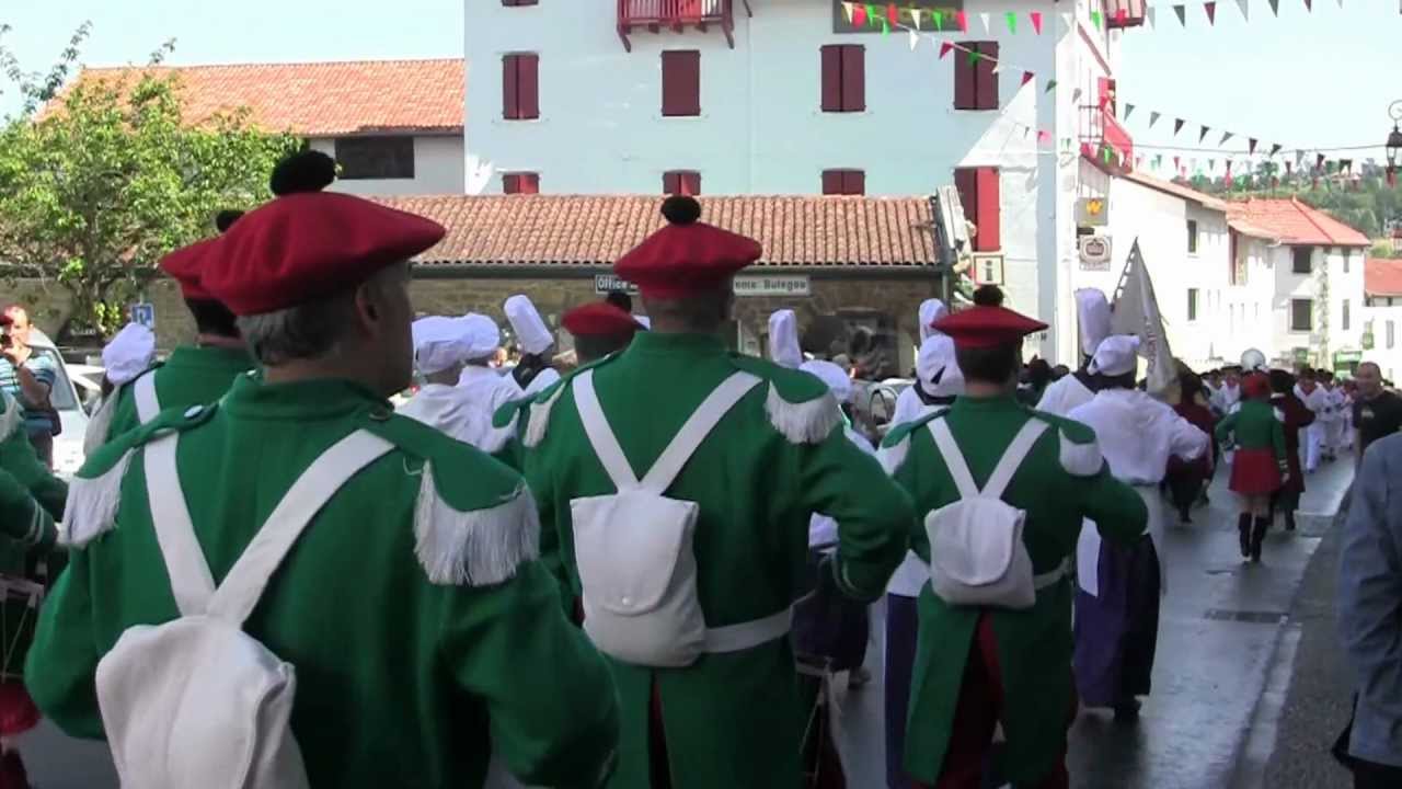 Fêtes d'Hasparren 2012. Le défilé