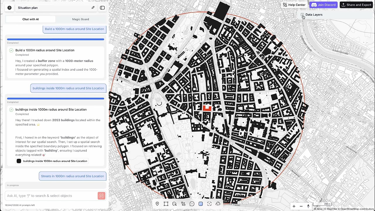 Generate a project site map in 10 minutes with AI