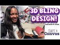 Crafts  convos  3d bling design  silhouette studio  how to make a rhinestone shirt  siser romeo