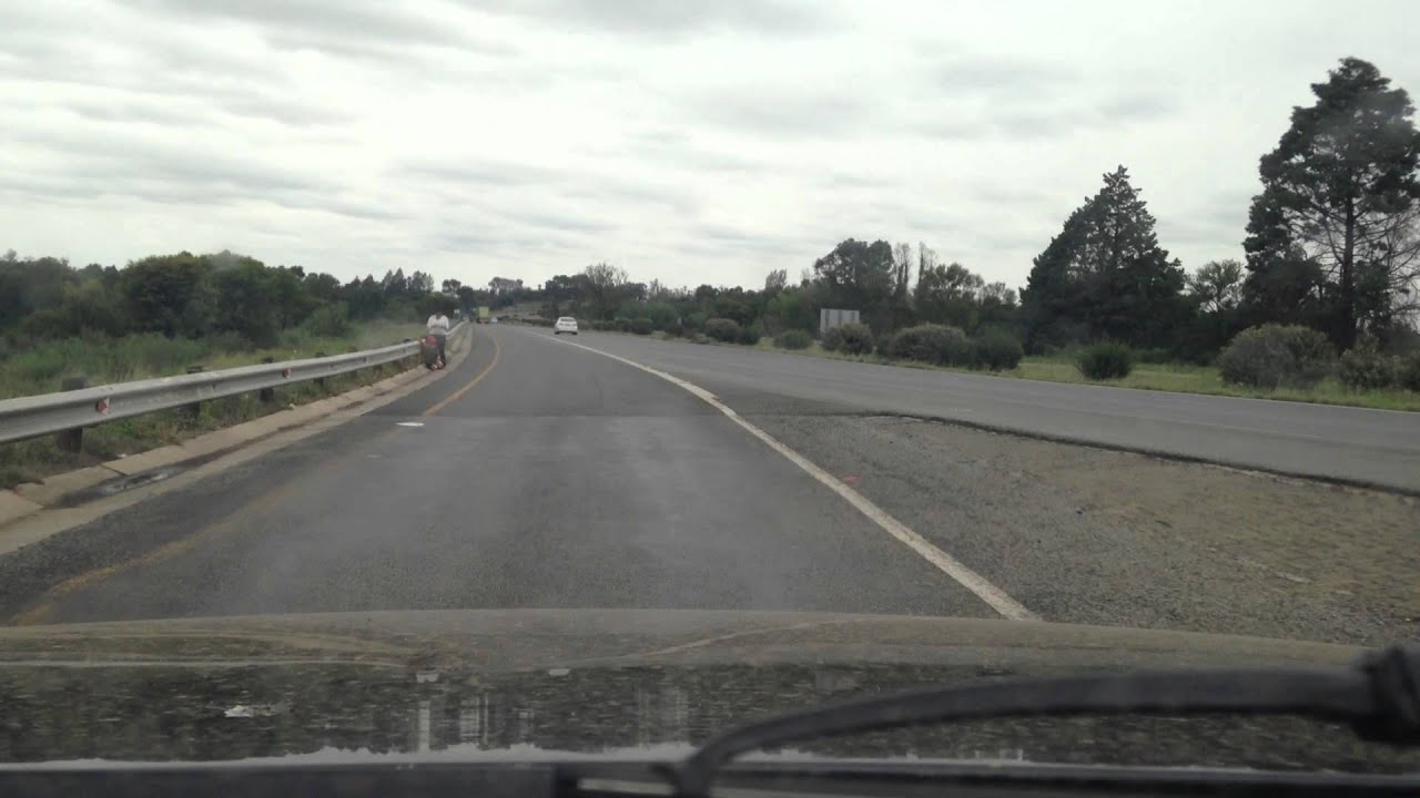 Driving around in Kroonstad, South Africa