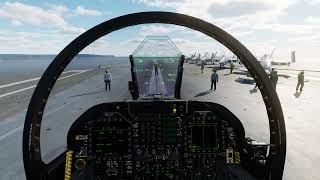 Digital Combat Simulator F18/C Mein erster Start vom Carrier