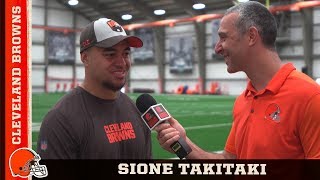 Sione Takitaki "This is an opportunity of a lifetime. It's time to work" | Cleveland Browns Net Worth