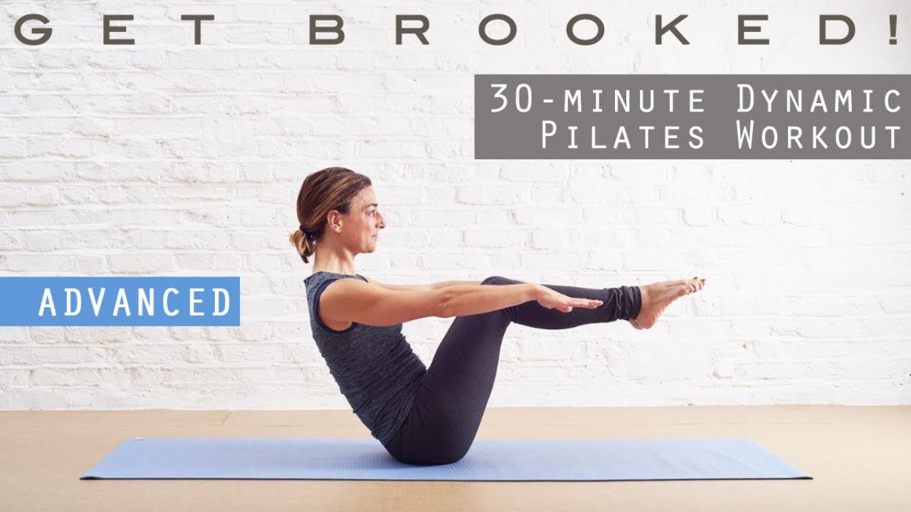 GET BROOKED! 30-minute Advanced Pilates Workout * Sculpt Your Abs and Glutes