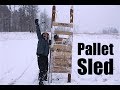7 Year Old Makes a Pallet Wood Sled 7 Year Old Makes a Pallet Wood Sled