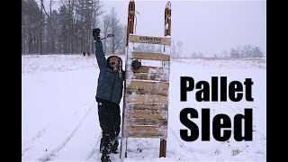 7 Year Old Makes a Pallet Wood Sled Vance made a sled. Dad only supervised. Thanks Carolina! Get 10% off your entire purchase using coupon code: