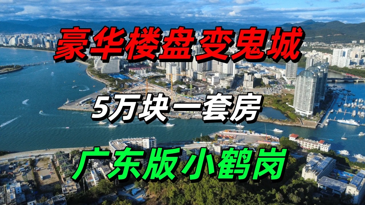 惨！恒大花200亿打造的豪华楼盘变「鬼城」，空城生活让人崩溃，一套房只要5万元，见证疯狂炒房的时代！广东版小鹤岗，大批港澳投资客折戟沉沙！