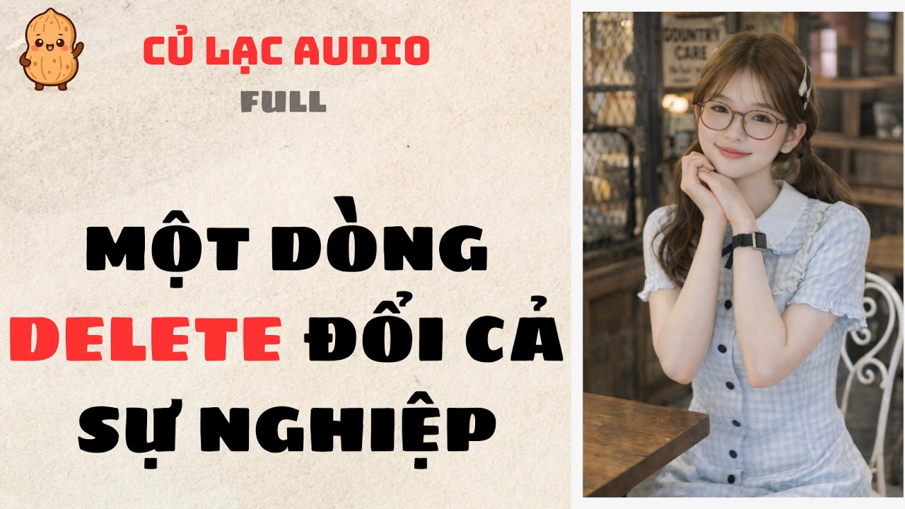 #177 MỘT DÒNG DELETE ĐỔI CẢ SỰ NGHIỆP | AUDIO FULL #truyenaudio #audio