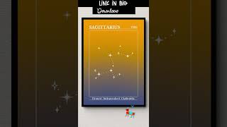 SAGITTARIUS zodiac constellation & astrology wall hanging art ,  Spiritual Poster #shorts 2023