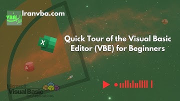🚀 Quick Tour of the Visual Basic Editor (VBE) for Beginners | Learn VBA in Excel