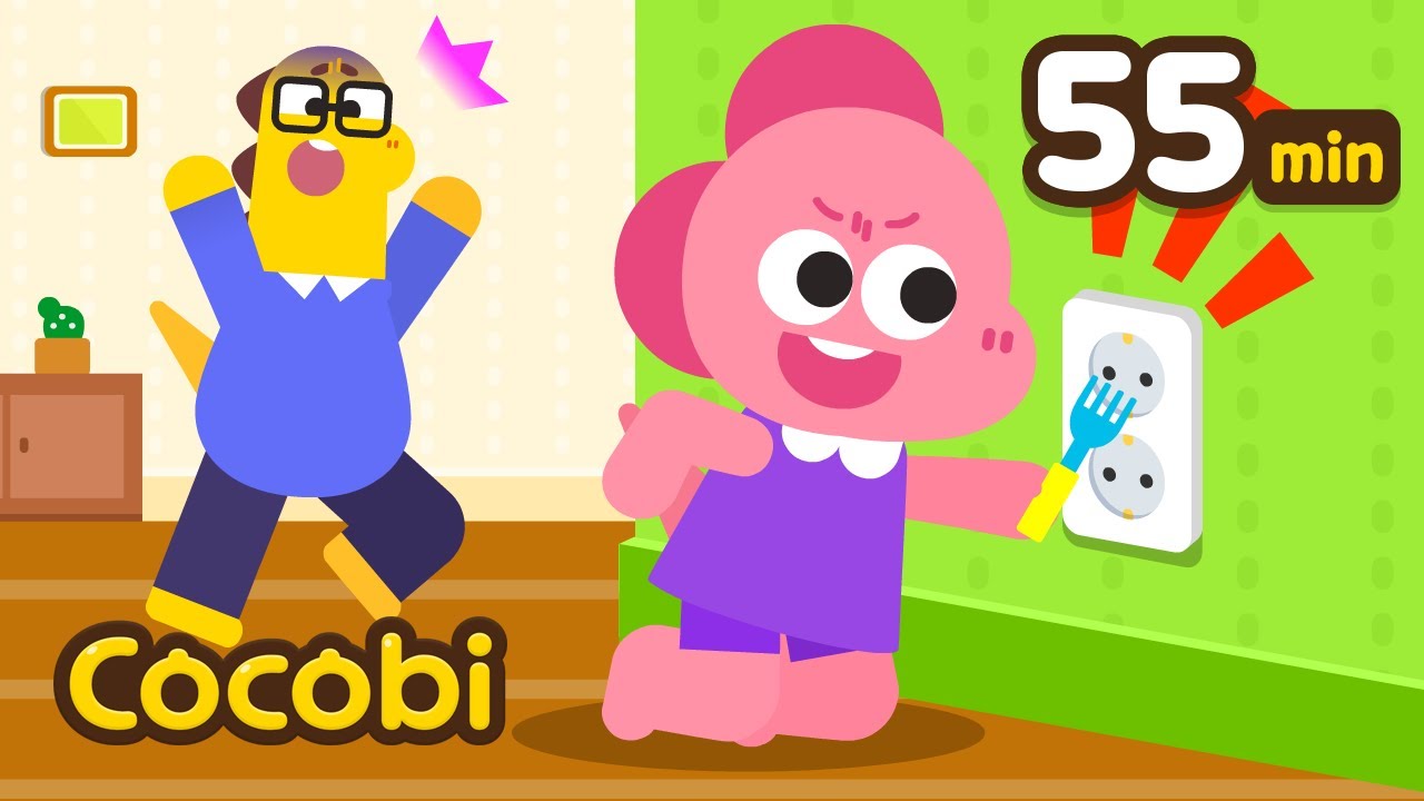 Mix - ¡Seguridad Eléctrica! | Tips Seguros para Niños | Canciones Infantiles | Cocobi