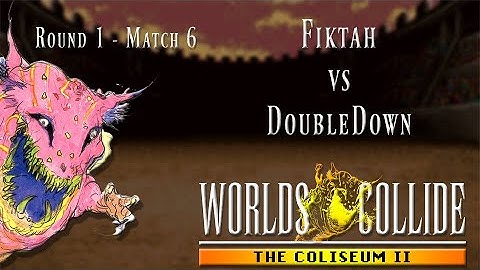Coliseum II - Round 1 Match 6 - FiKtaH vs. DoubleDown - Final Fantasy 6 Worlds Collide Randomizer