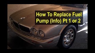 How to replace the fuel pump on a Jaguar XJ8, warnings, troubleshooting, etc. Part 1 of 2 - REMIX