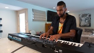 Roland Juno DS61 synthesizer video