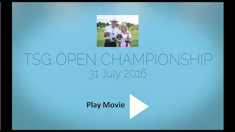 The Social Golfer OPEN Championship 2016