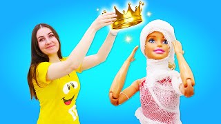 Конкурс костюмов в школе Барби — Смешные видео про игры в куклы — Я не хочу в школу