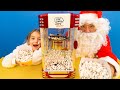 BABBO NATALE E POPCORN CHALLENGE