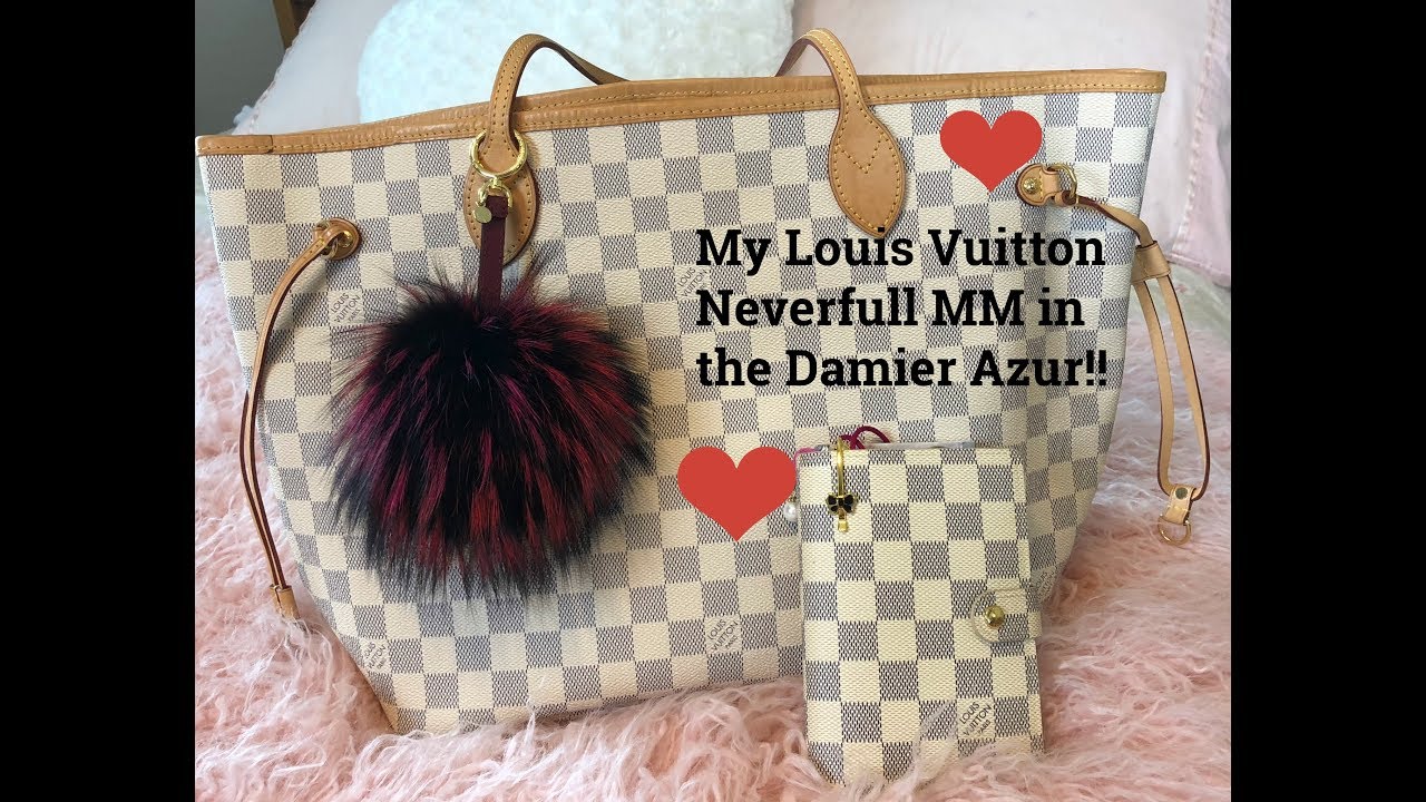 My Louis Vuitton Neverfull MM Review | What&#39;s inside My Bag!! - YouTube