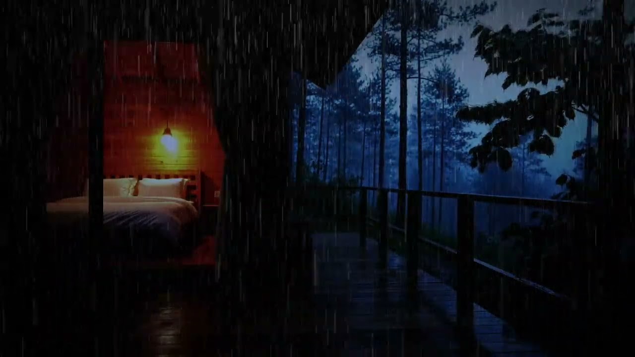 Forest Rain Sounds for Sleeping | Deep Relaxation & Insomnia Relief