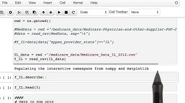 Introducing the Medicare Dataset - Model Building and Validation